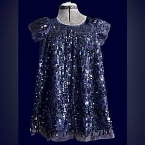 H&M girls’ tulle/sequin dress, sz 5-6yr